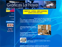 Tablet Screenshot of graficaslahoya.com